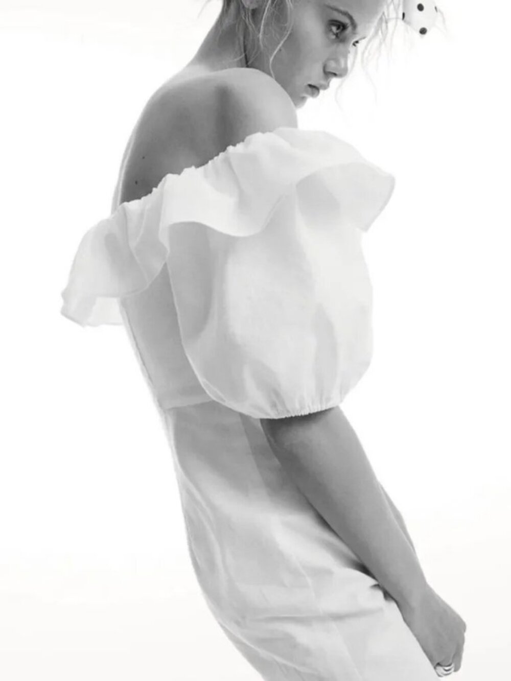 H&M Linen Ruffle Dress - Picture 5 of 14